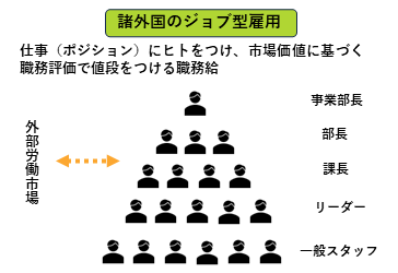 ジョブ型雇用・人事の特徴